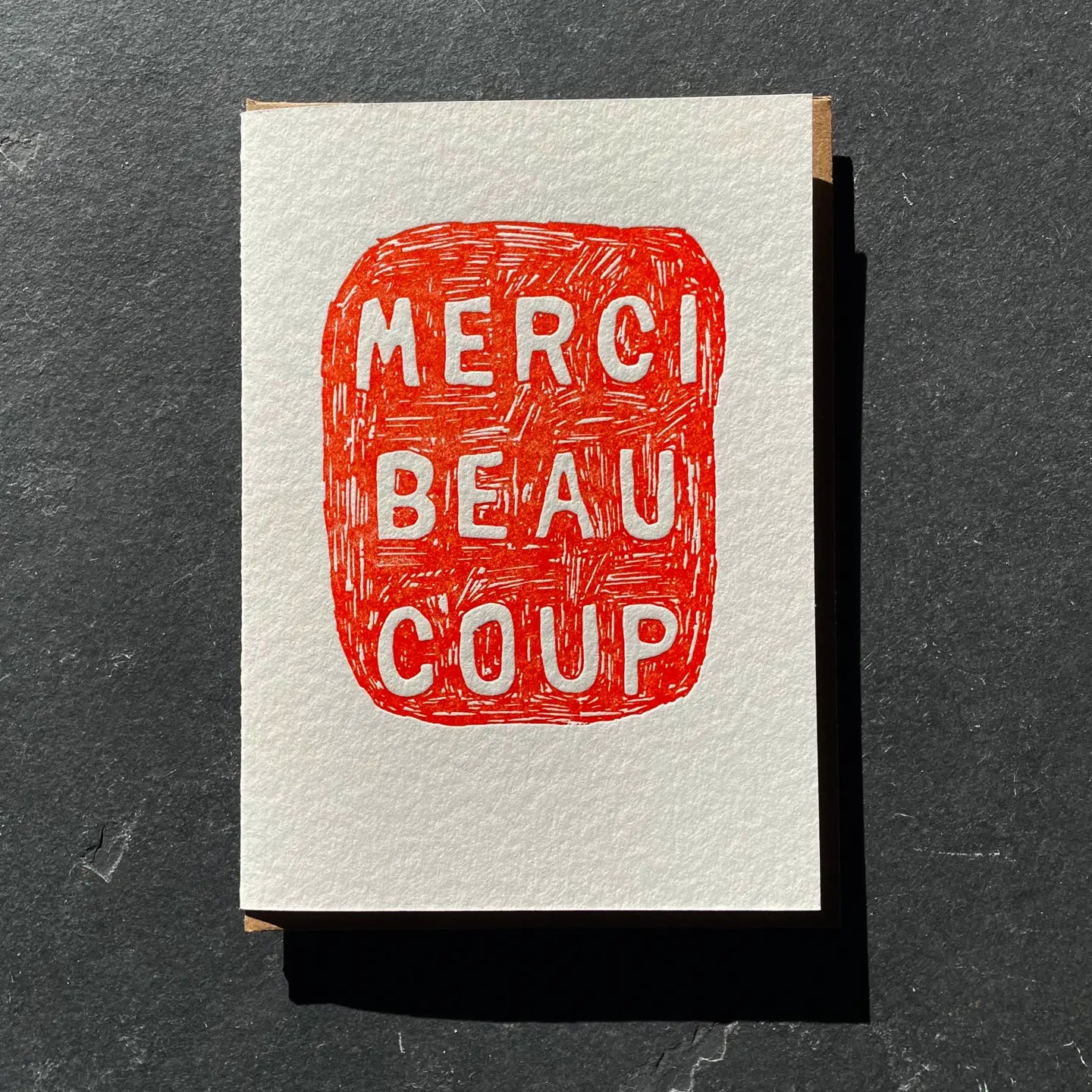 Merci Beaucoup Thank You Greeting Card