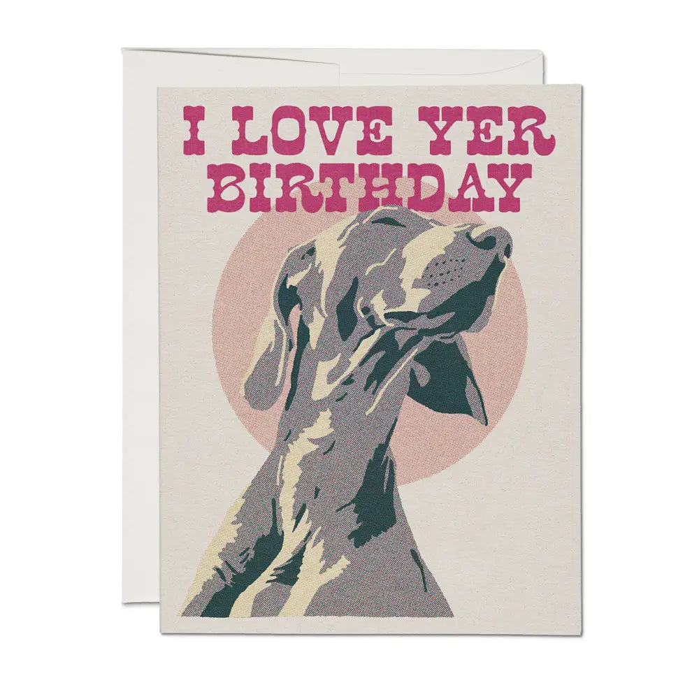 Yer Birthday Greeting Card