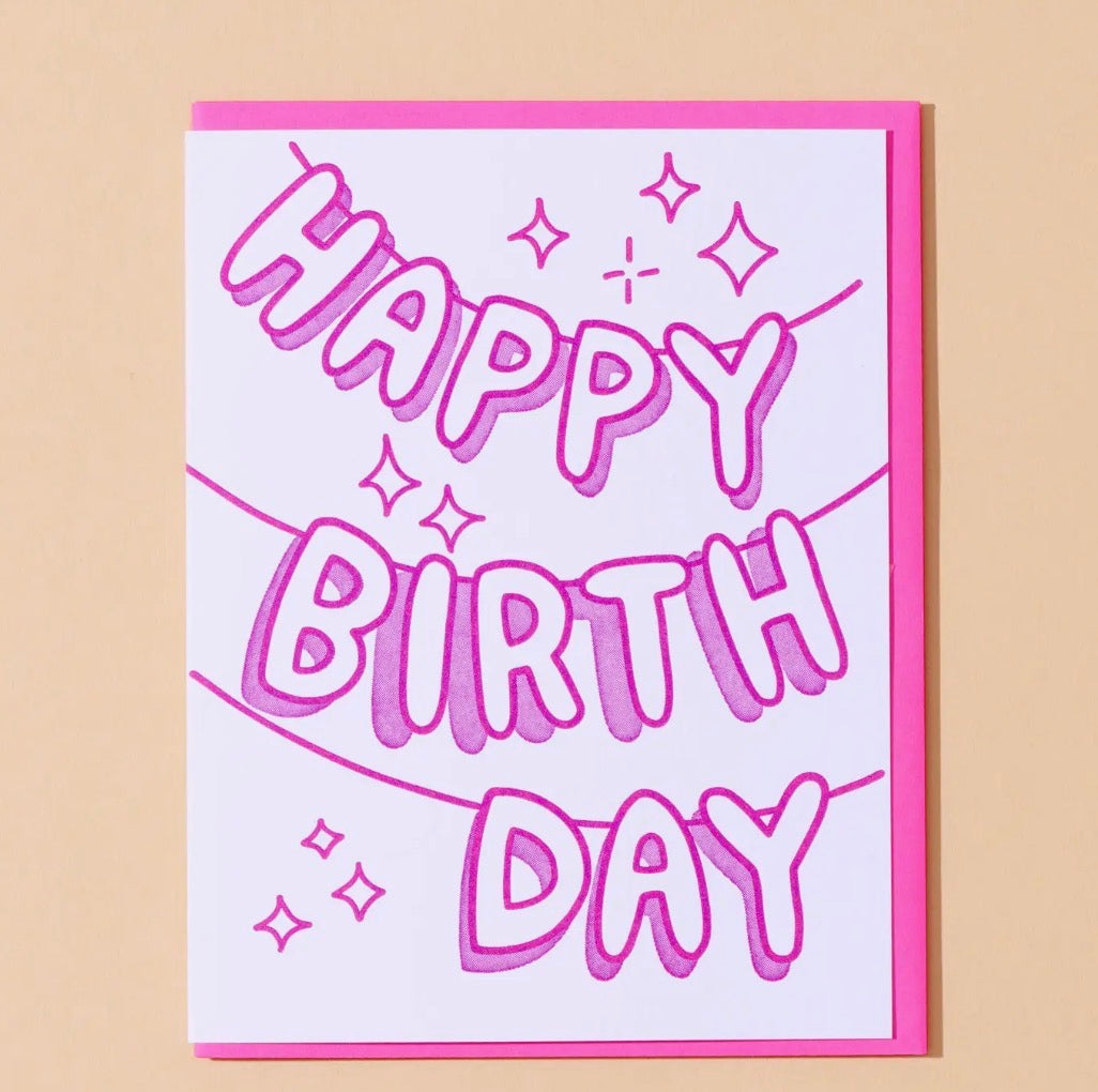 Birthday Banner Greeting Card