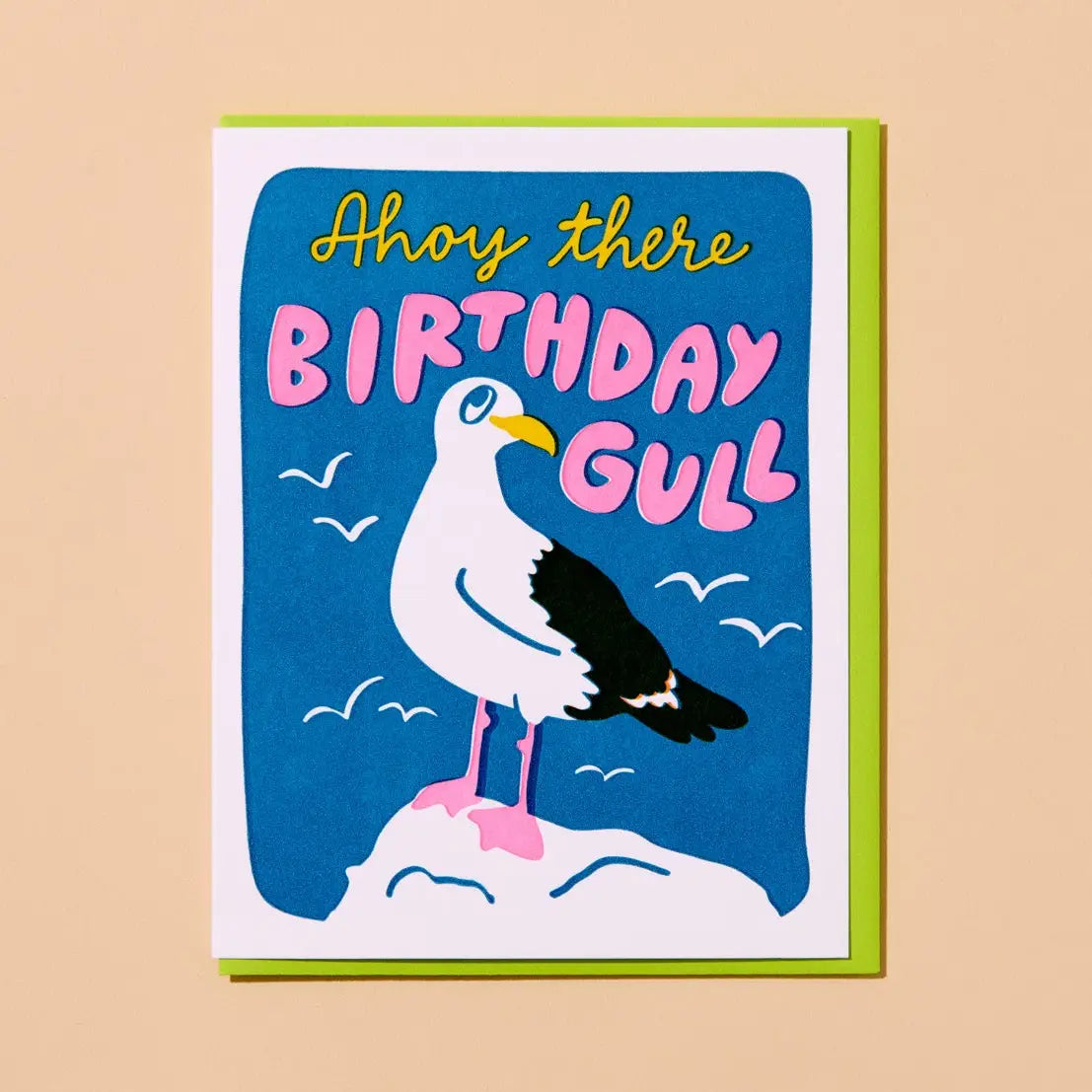 Birthday Gull Greeting Card