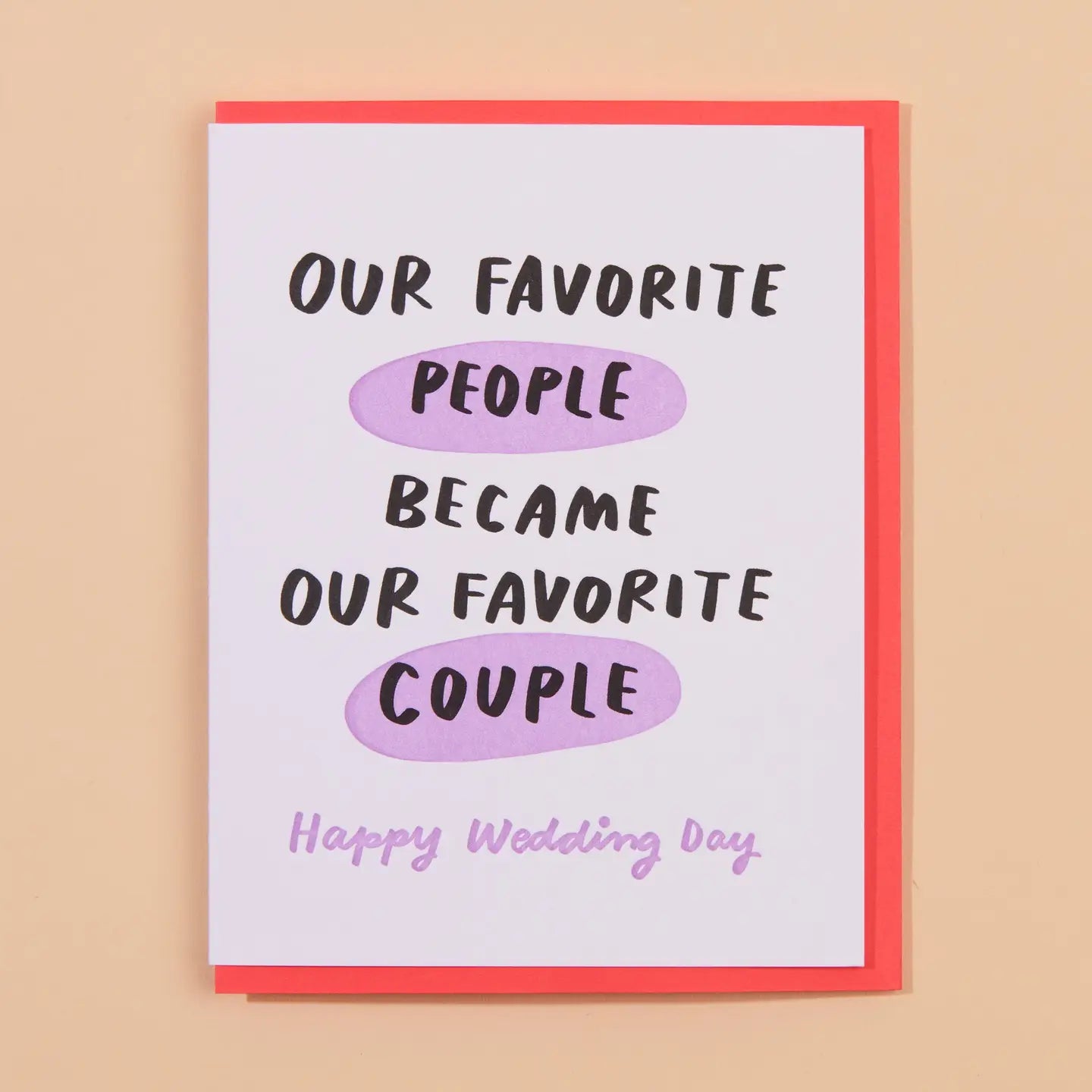 Our Favorite Couple Greeting Card