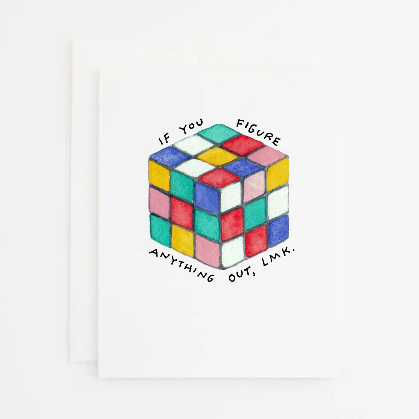 Rubik’s Cube Greeting Card