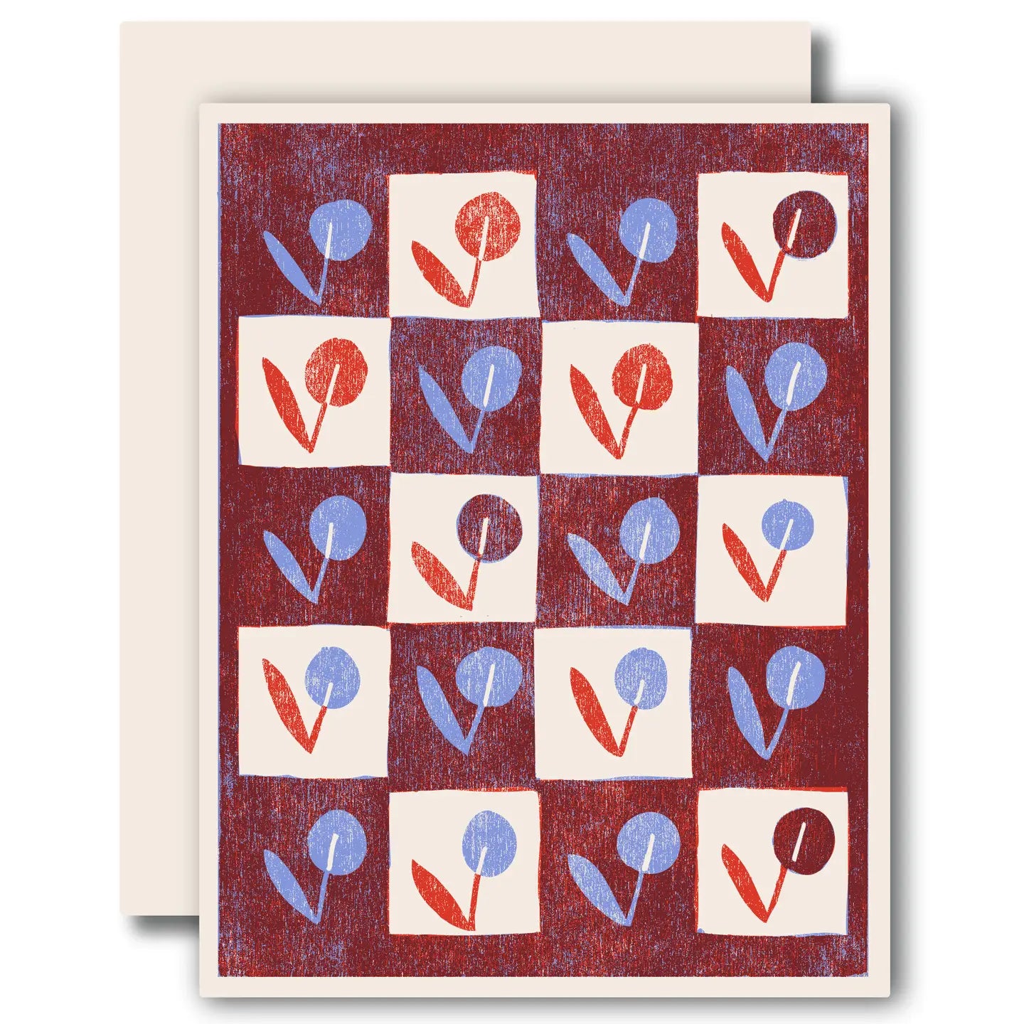 Circle Floral Greeting Card
