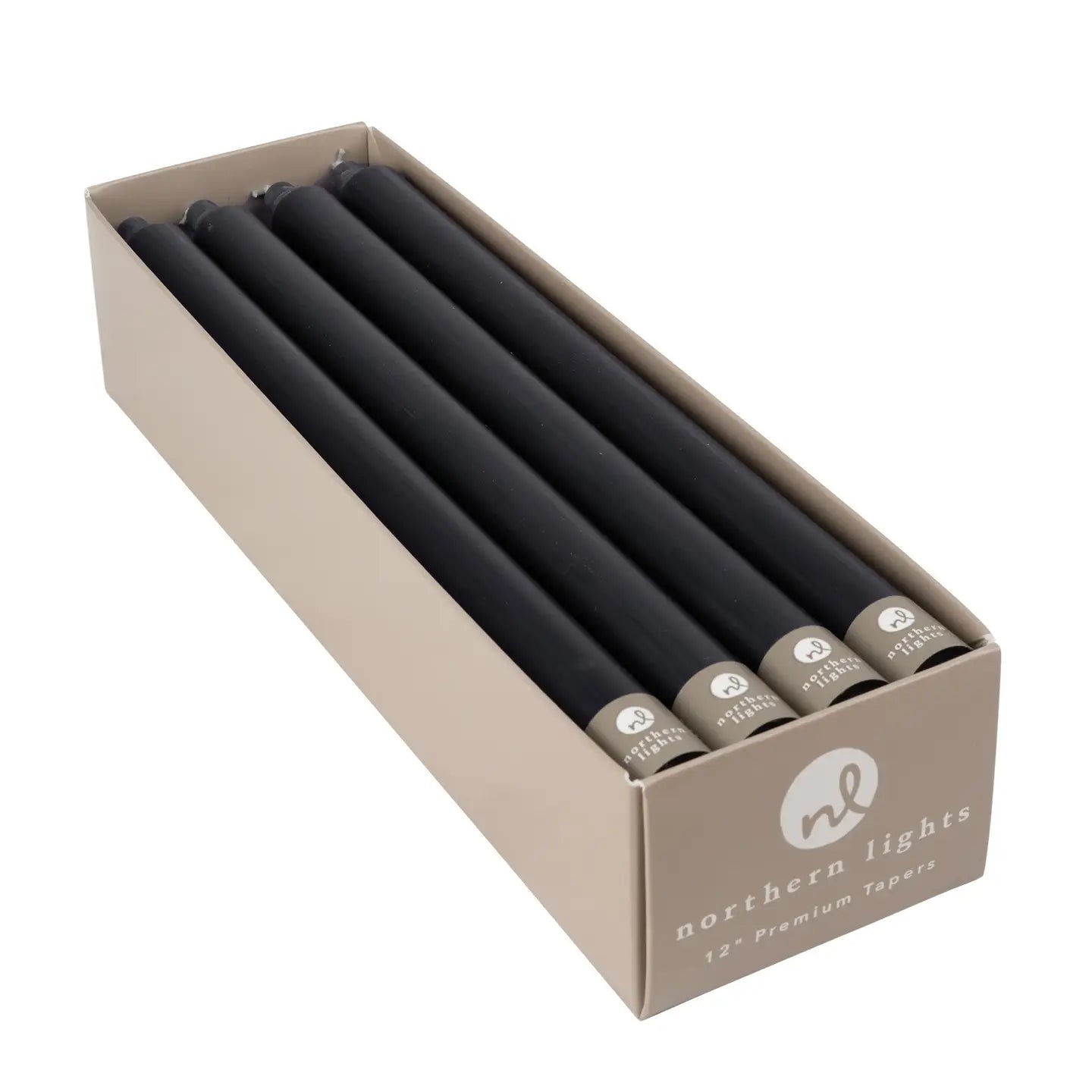12 Inch Candle Tapers - Graphite - Sold Separately