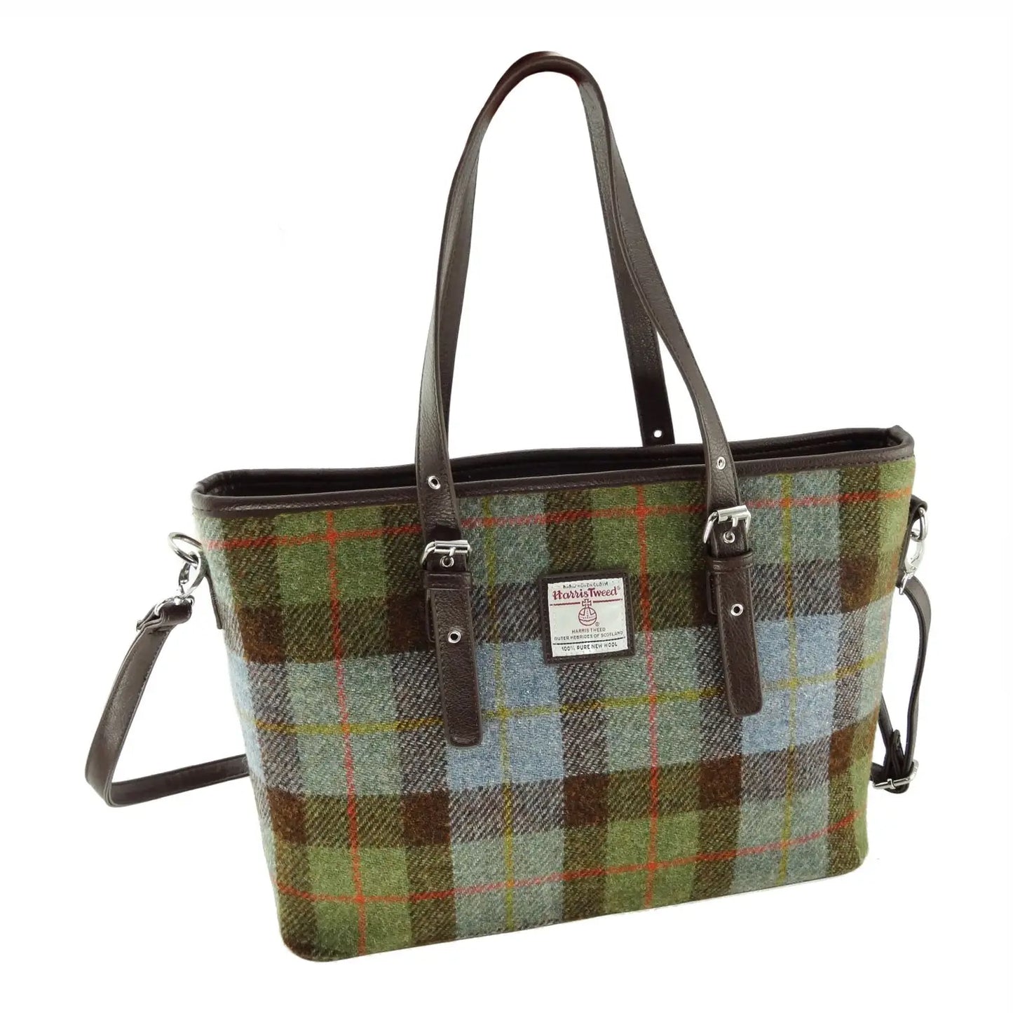 Harris Tweed Large Tote Bag - MacLeod Tartan