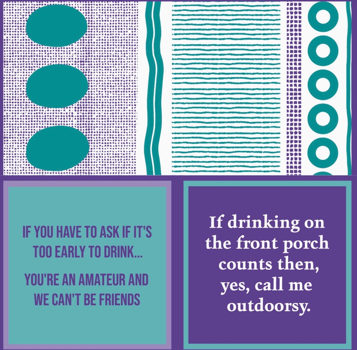 Ourdoorsy Cocktail Napkins