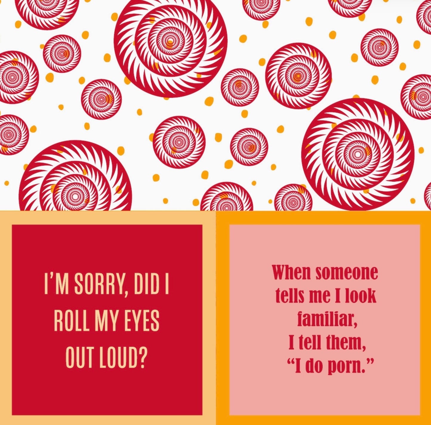 Roll My Eyes Cocktail Napkins