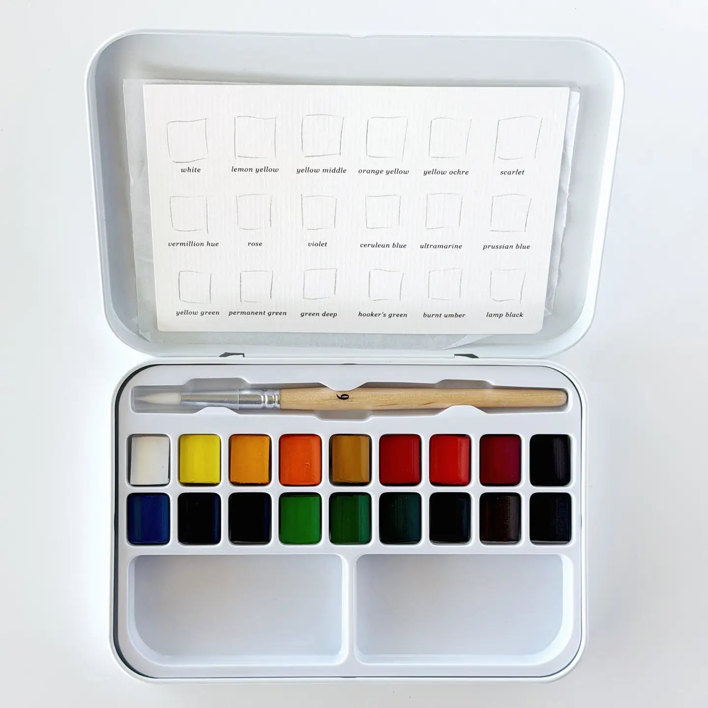 Watercolor Paint Set - 18 Colors