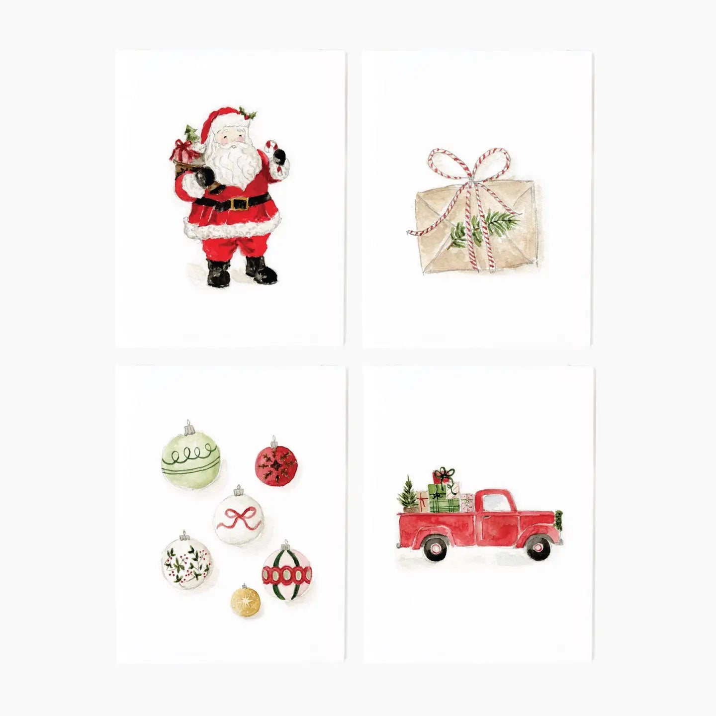 Classic Christmas Notecards - Set of 8