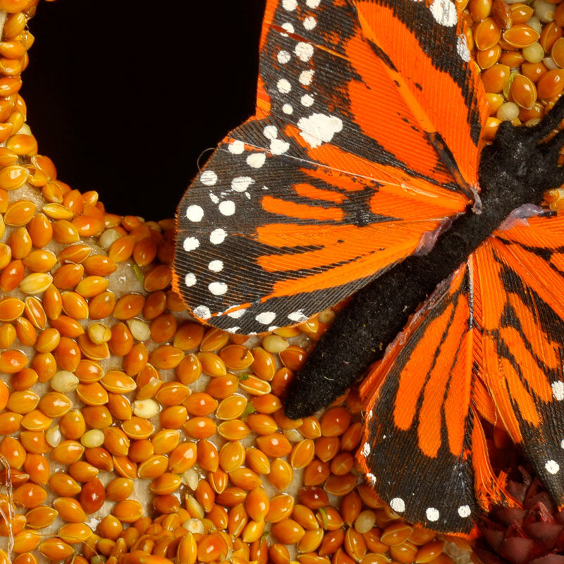 Birdseed House Holiday Ornament - Butterfly