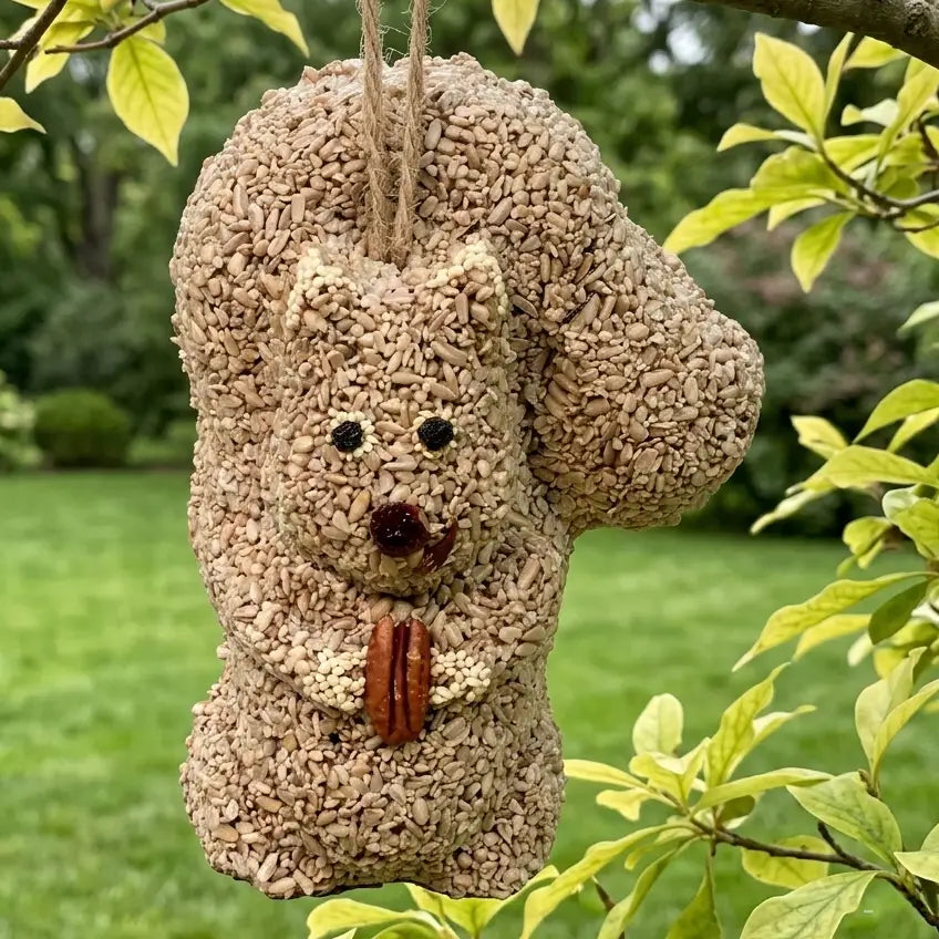Nutzo Squirrel Bird Seed Feeder