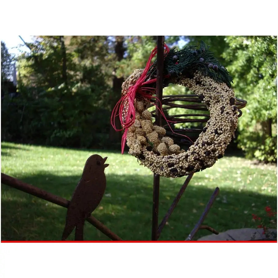 Rustic Bird Seed Wreath