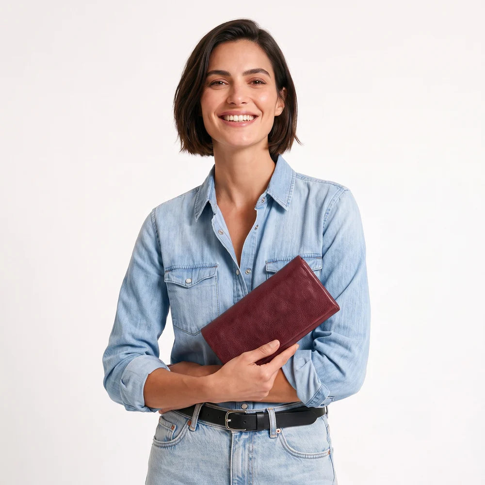 Eloise Wallet - Oxblood