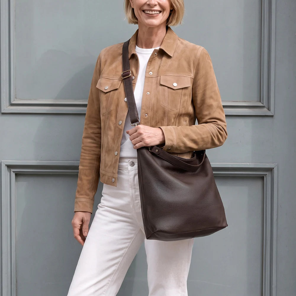 Bree Tote Handbag - Cafe