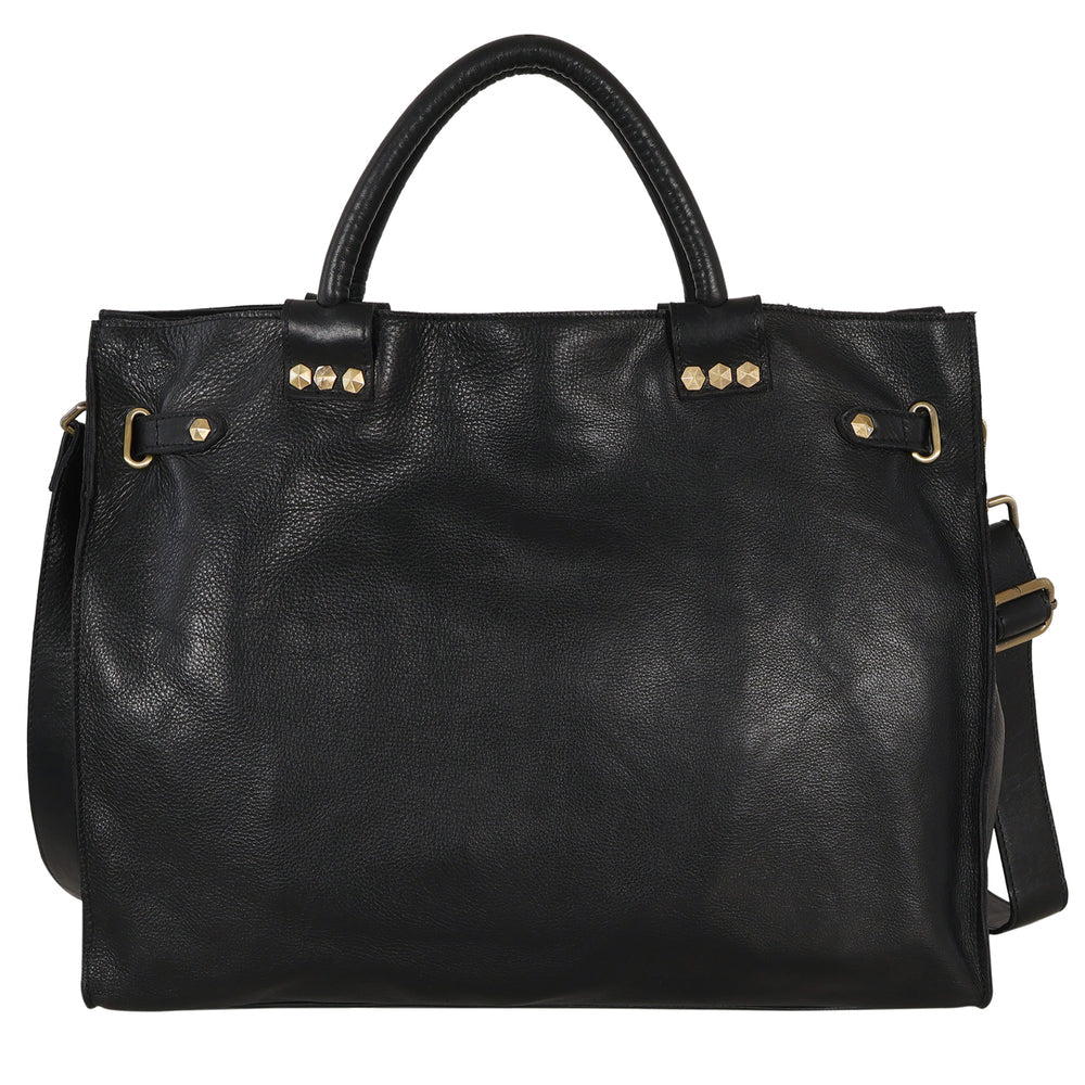 Mare Milled Satchel - Black