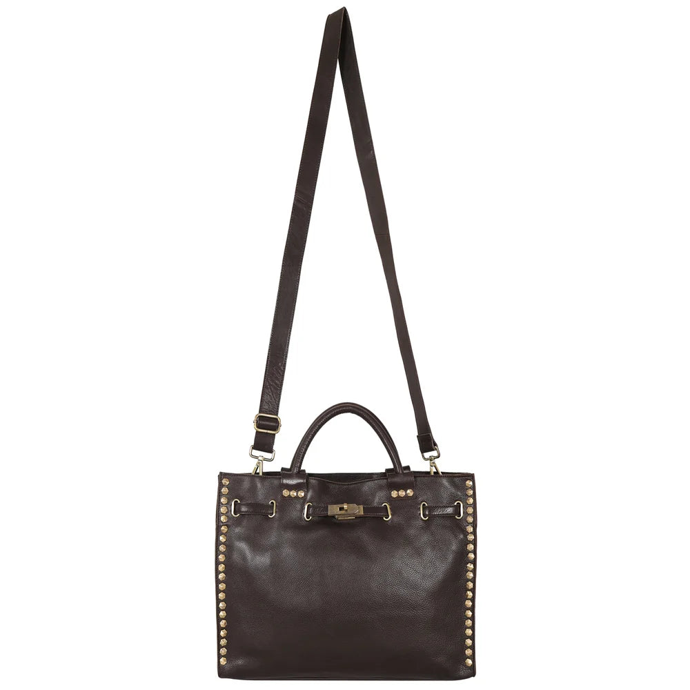 Mare Milled Satchel - Black