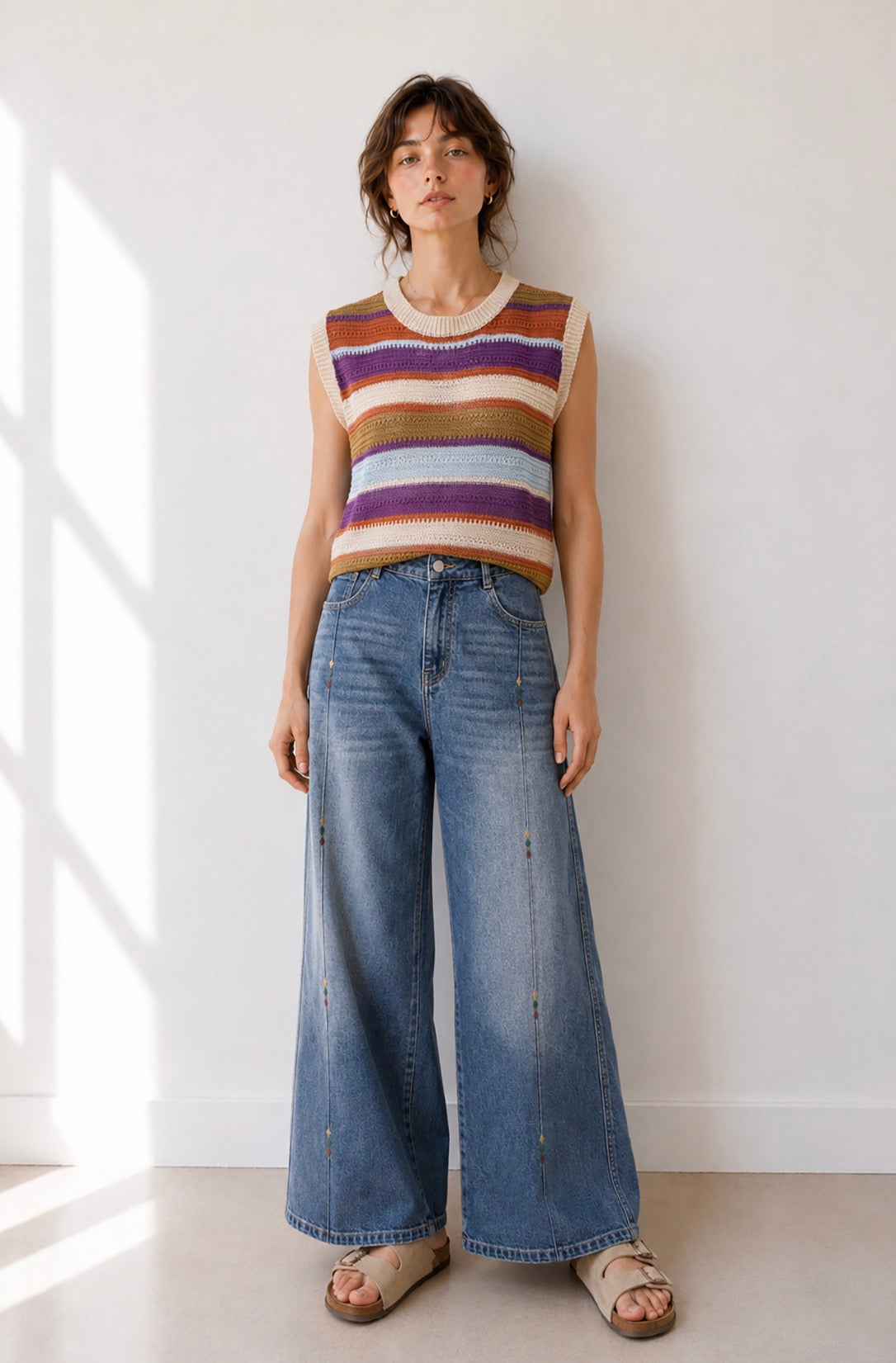 Knit Vest - Multi