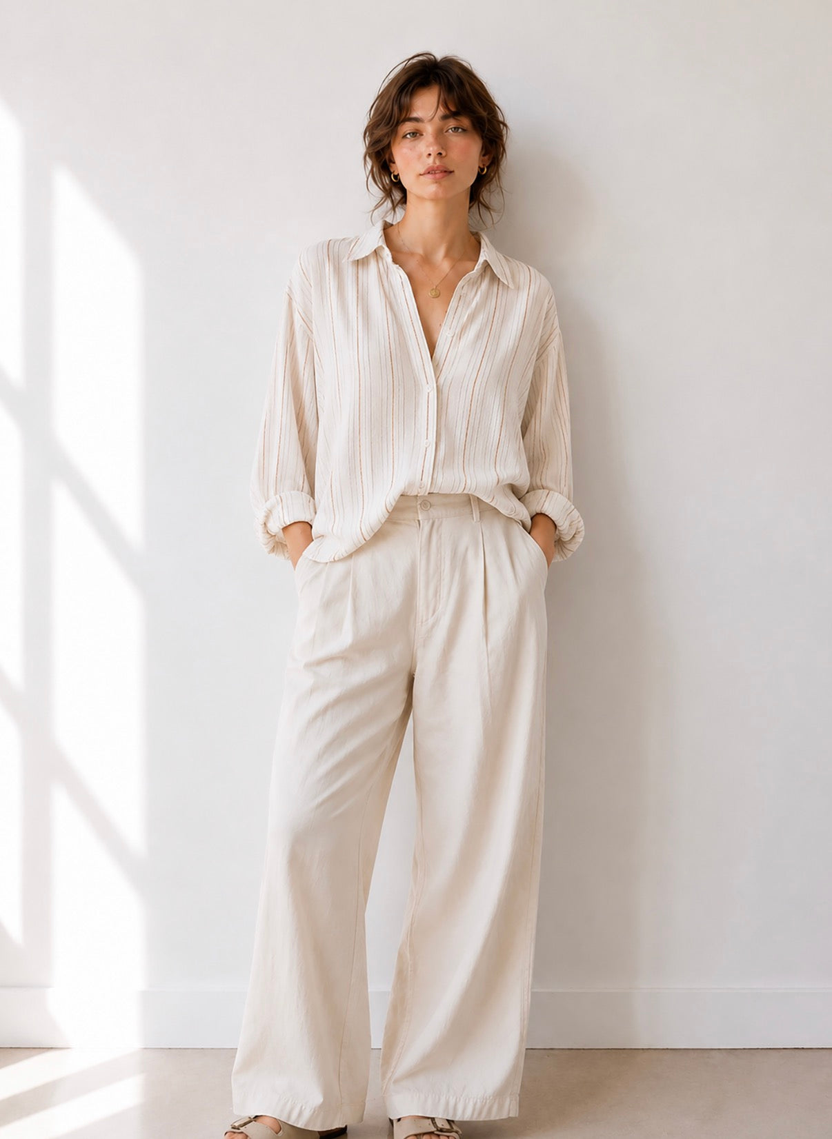 Long Sleeved Top - Cream