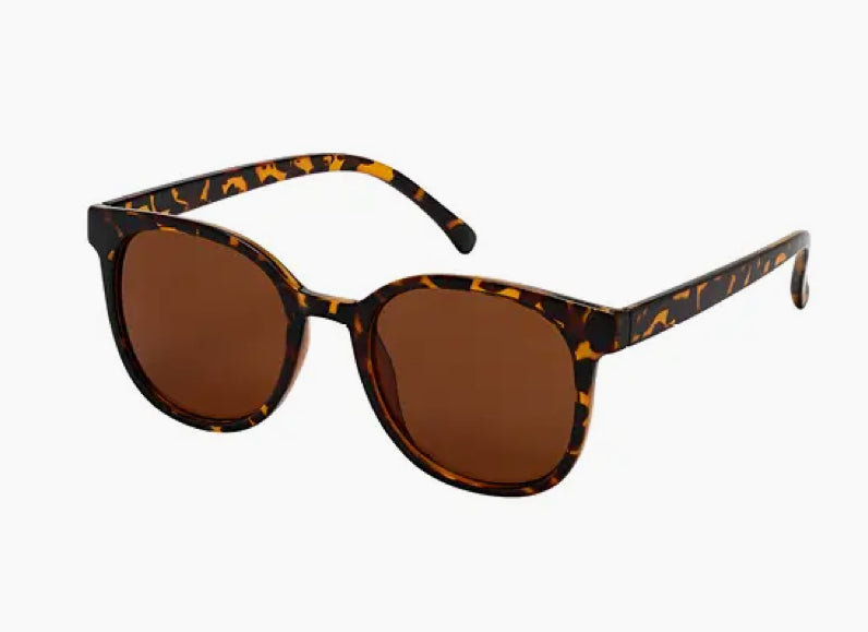 Rose Round Sunglasses -  Dark Tortoise