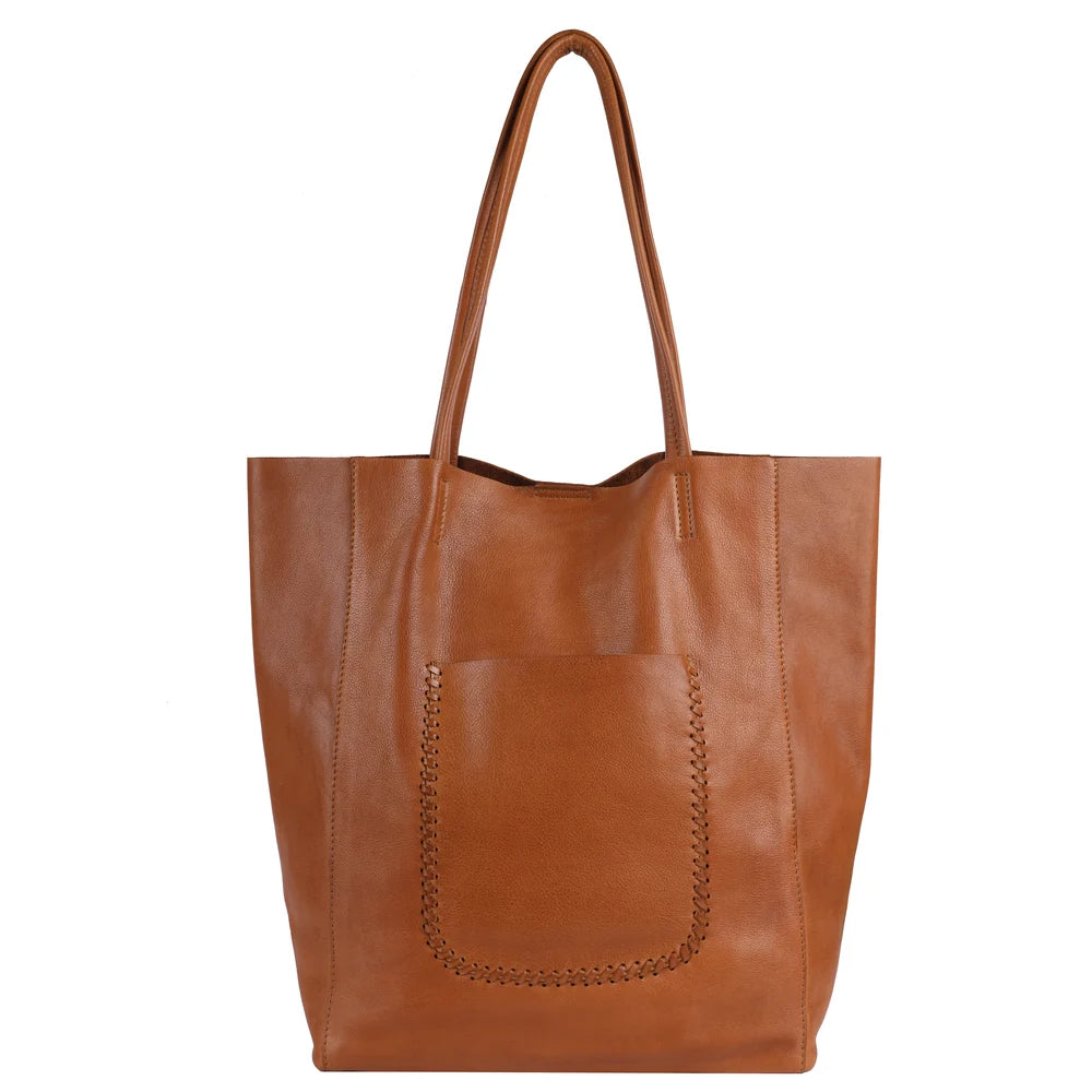 Dolce Tote Bag - Cognac