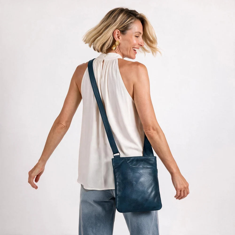 Athena Crossbody Bag - Indigo