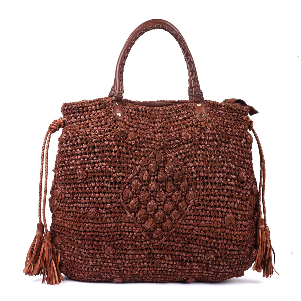 Laurel Tote Bag - Brown