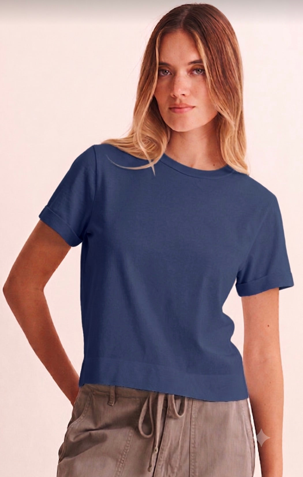 Frankie Tee - Harbor Blue