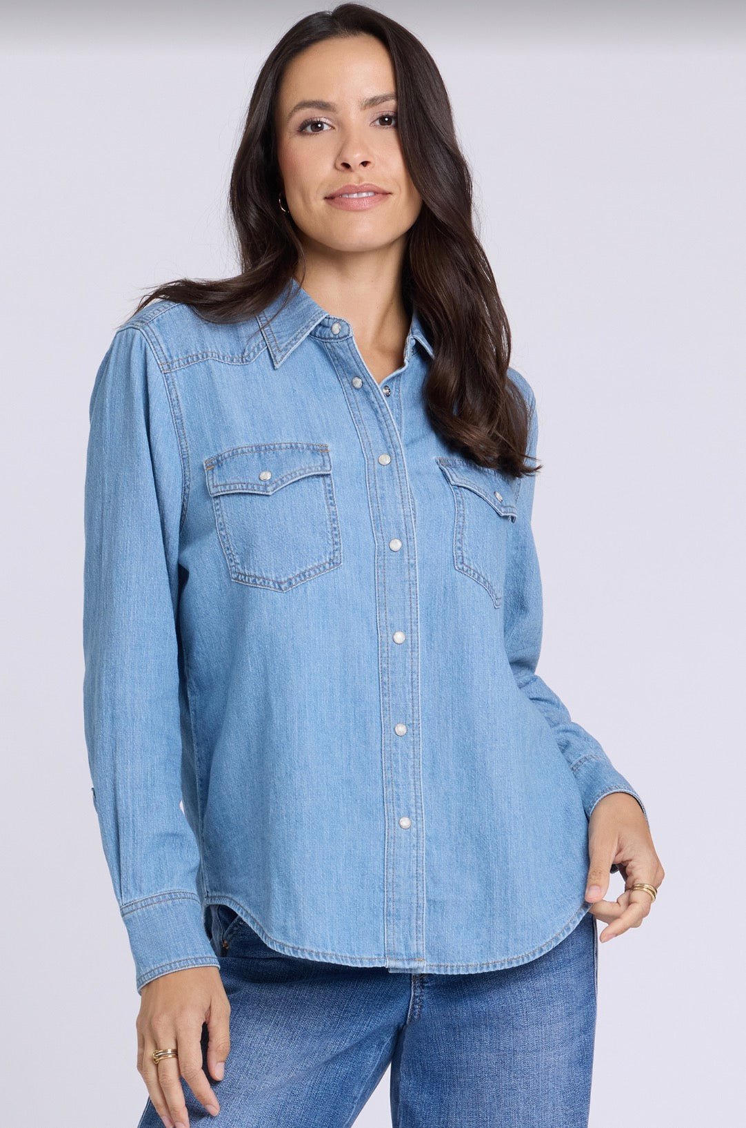 Denim Top - Alyssum