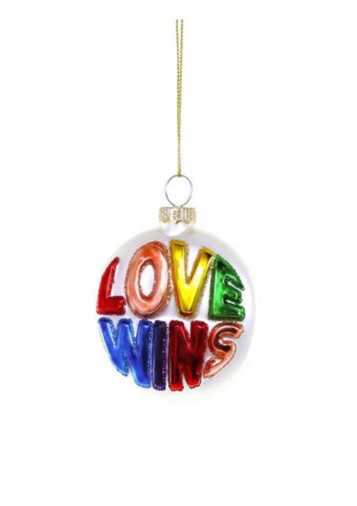 Love Wins Holiday Ornament