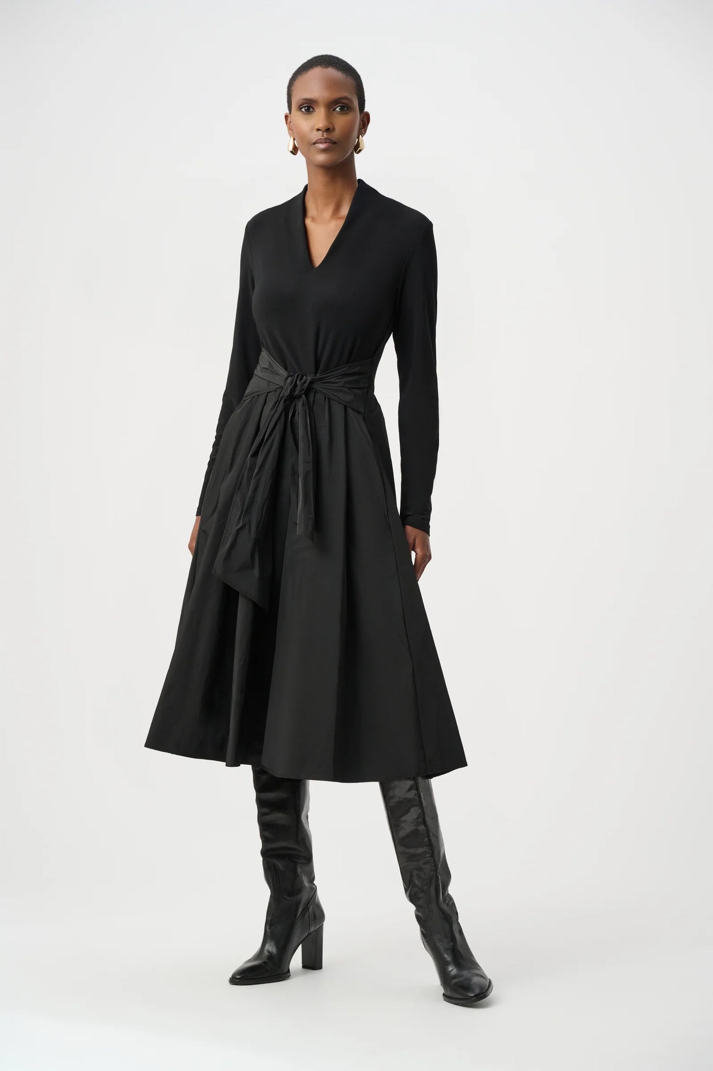 Fit & Flare Dress - Black