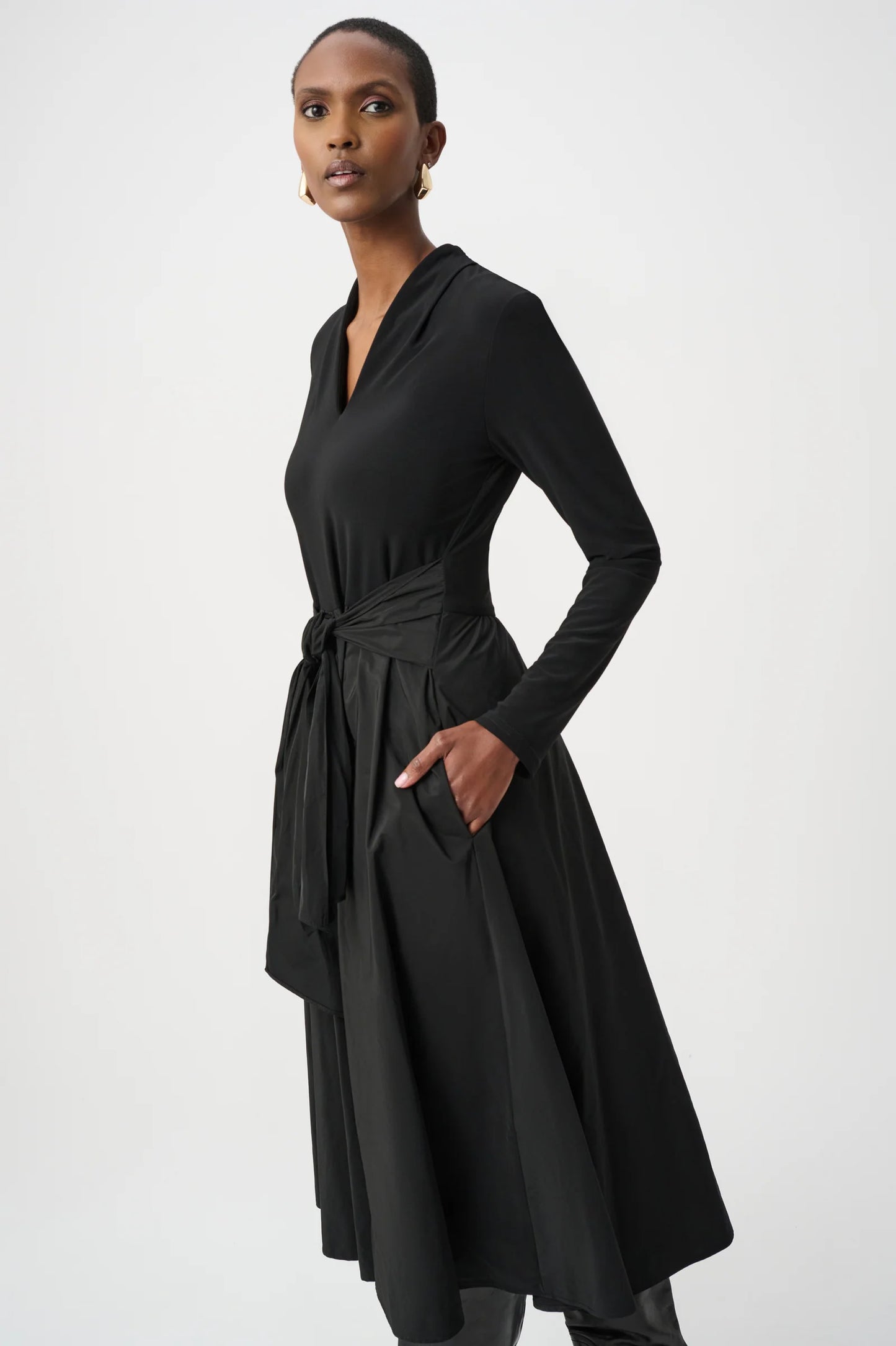 Fit & Flare Dress - Black