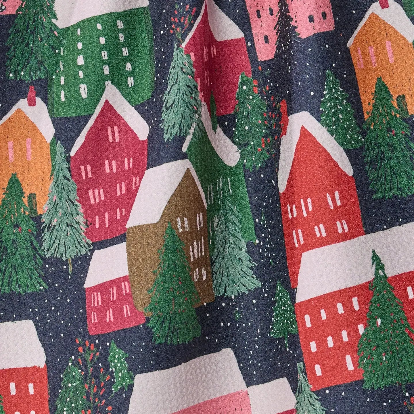 Alpine Village Tea Towel