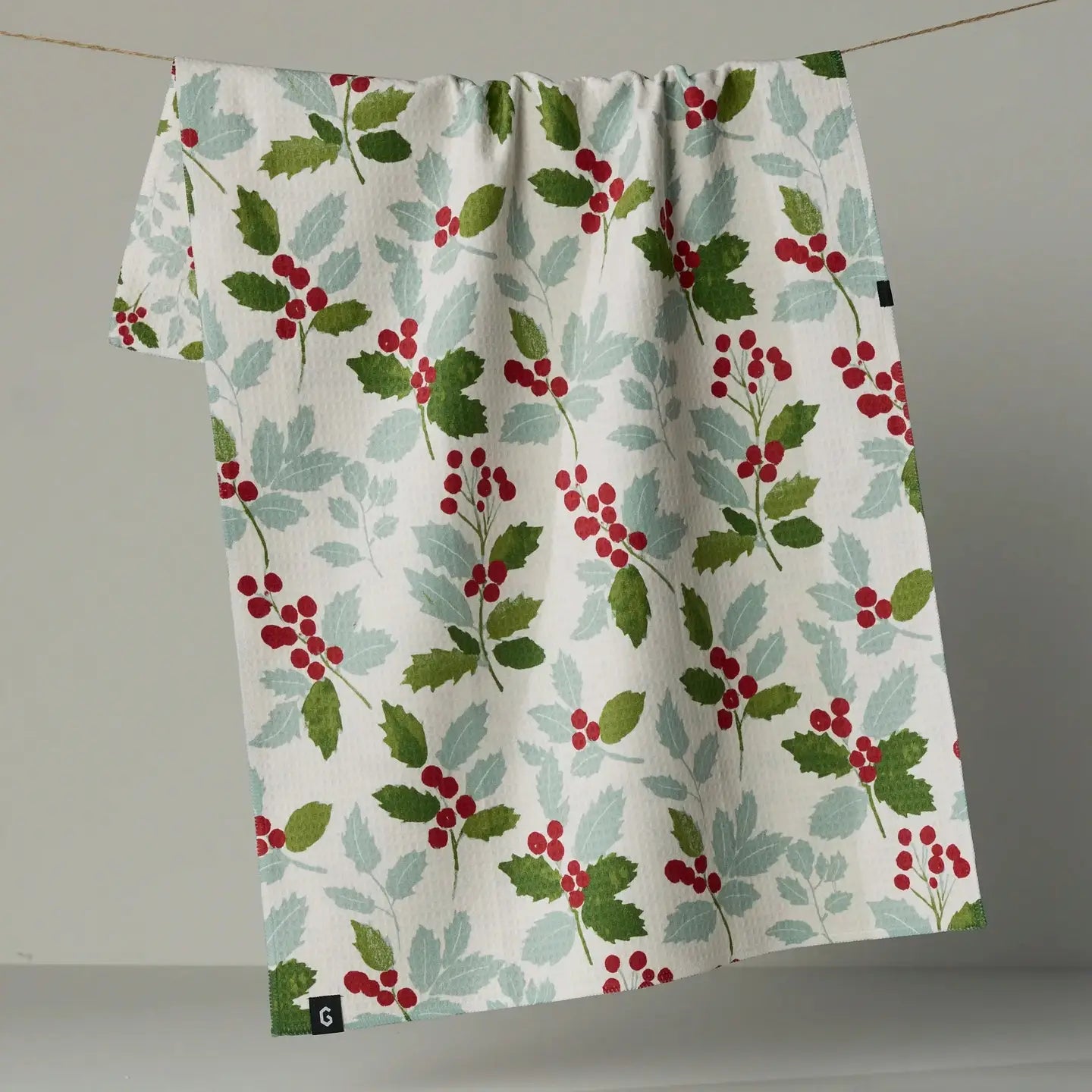 Holly Lane Luxe Tea Towel