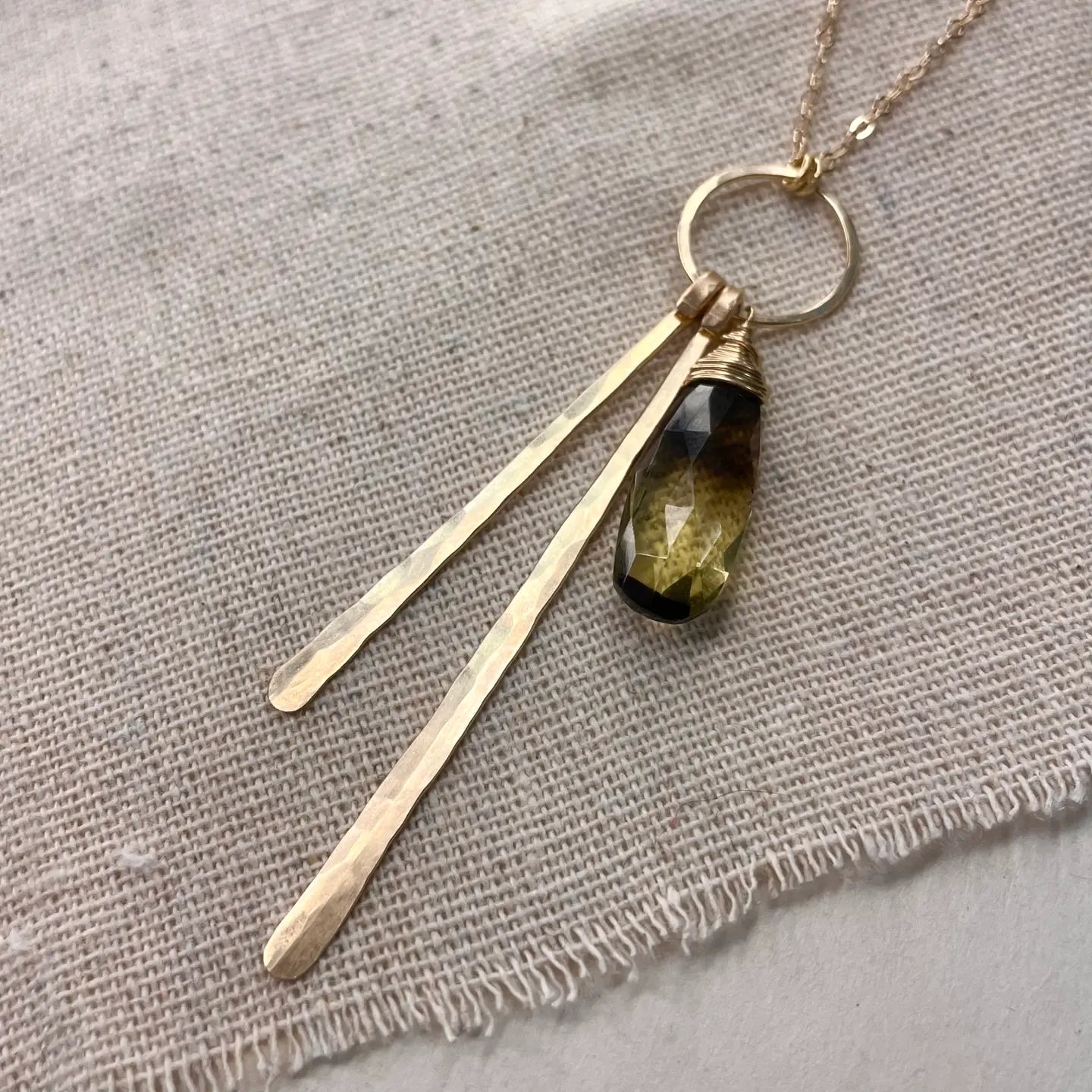 Lemon Quartz Necklace