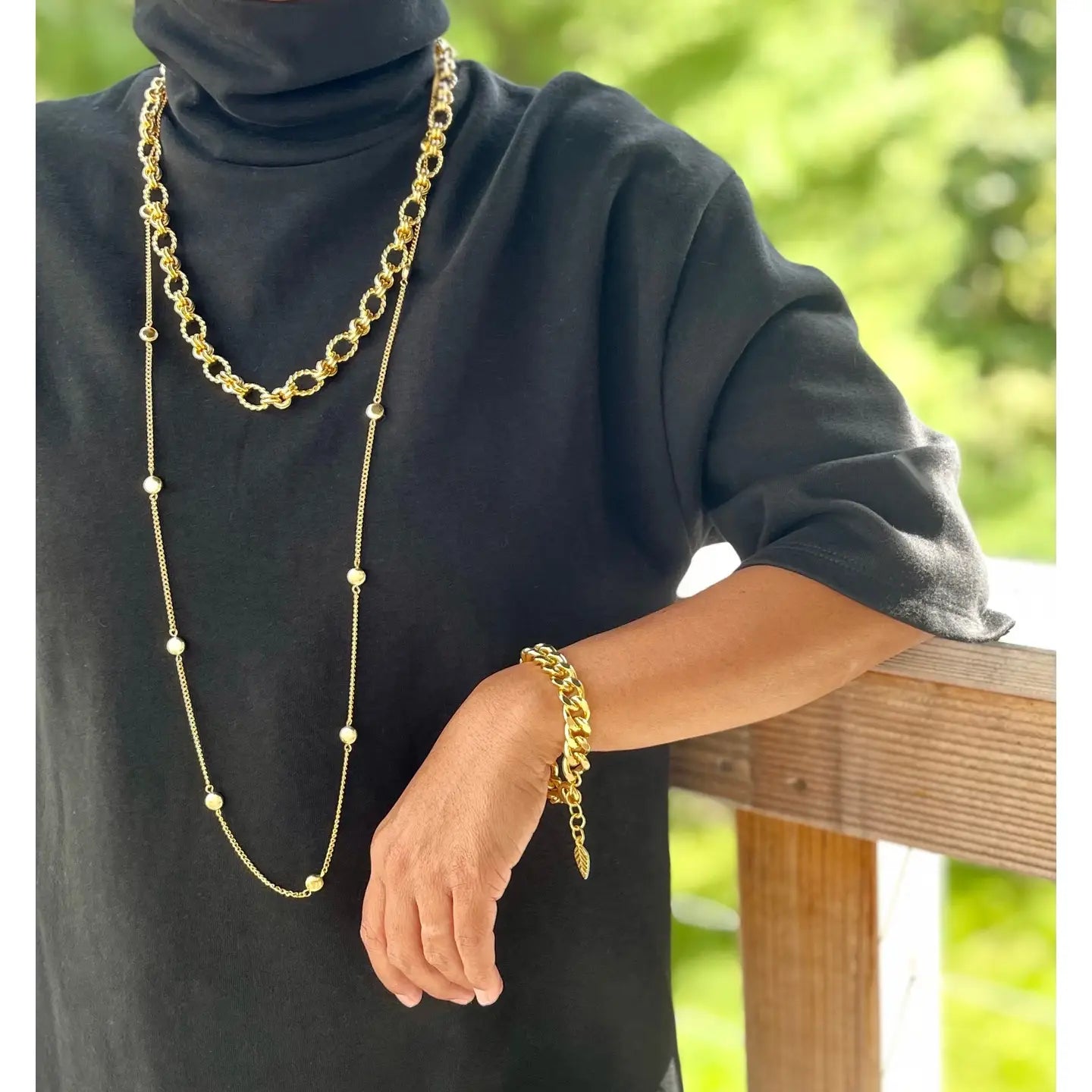 Chunky Gold Chain Bracelet