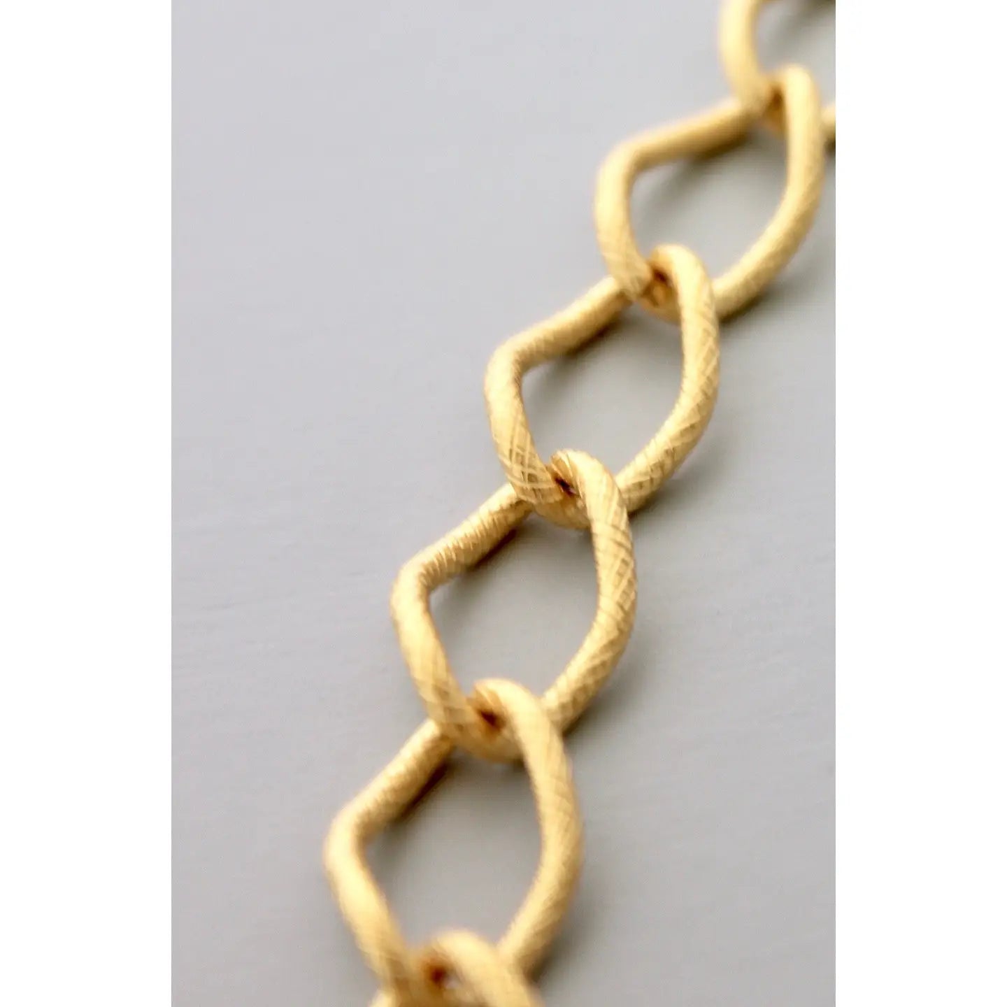 Triple Strand Gold Chain Bracelet