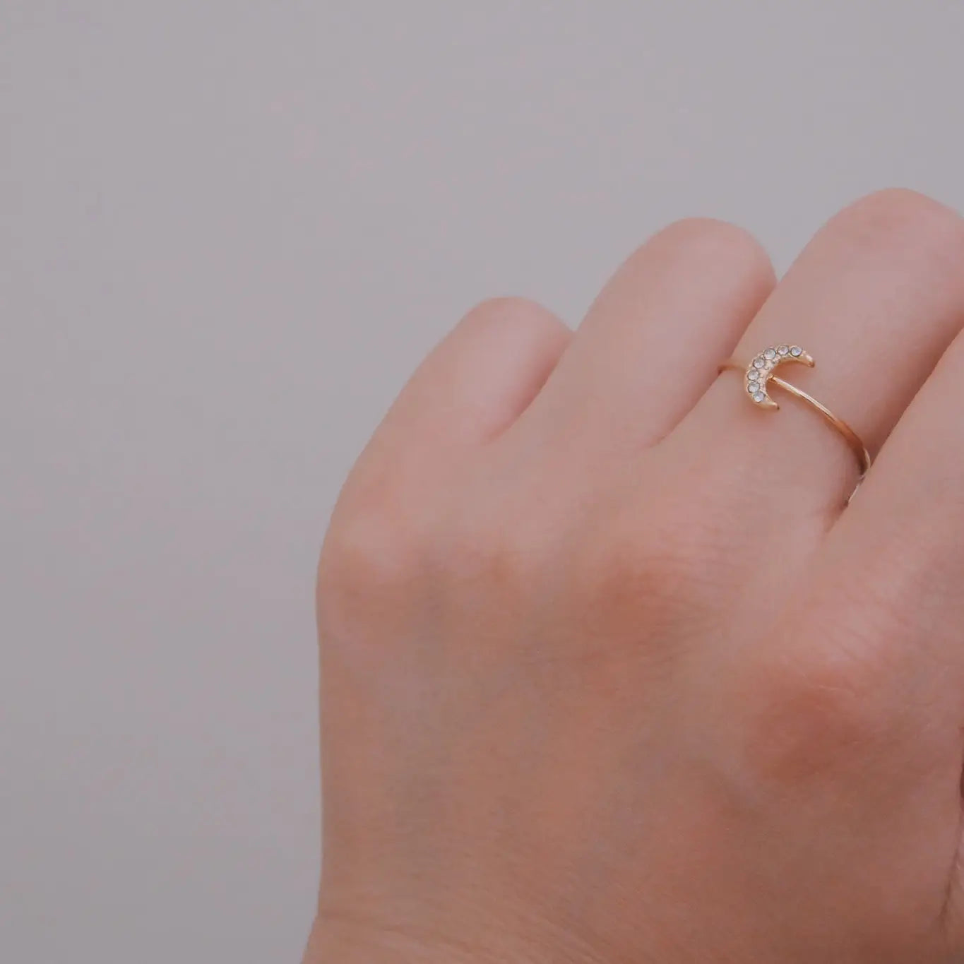 Crescent Moon Ring