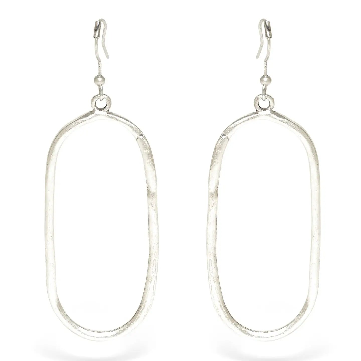 Oval Hoop Earrings