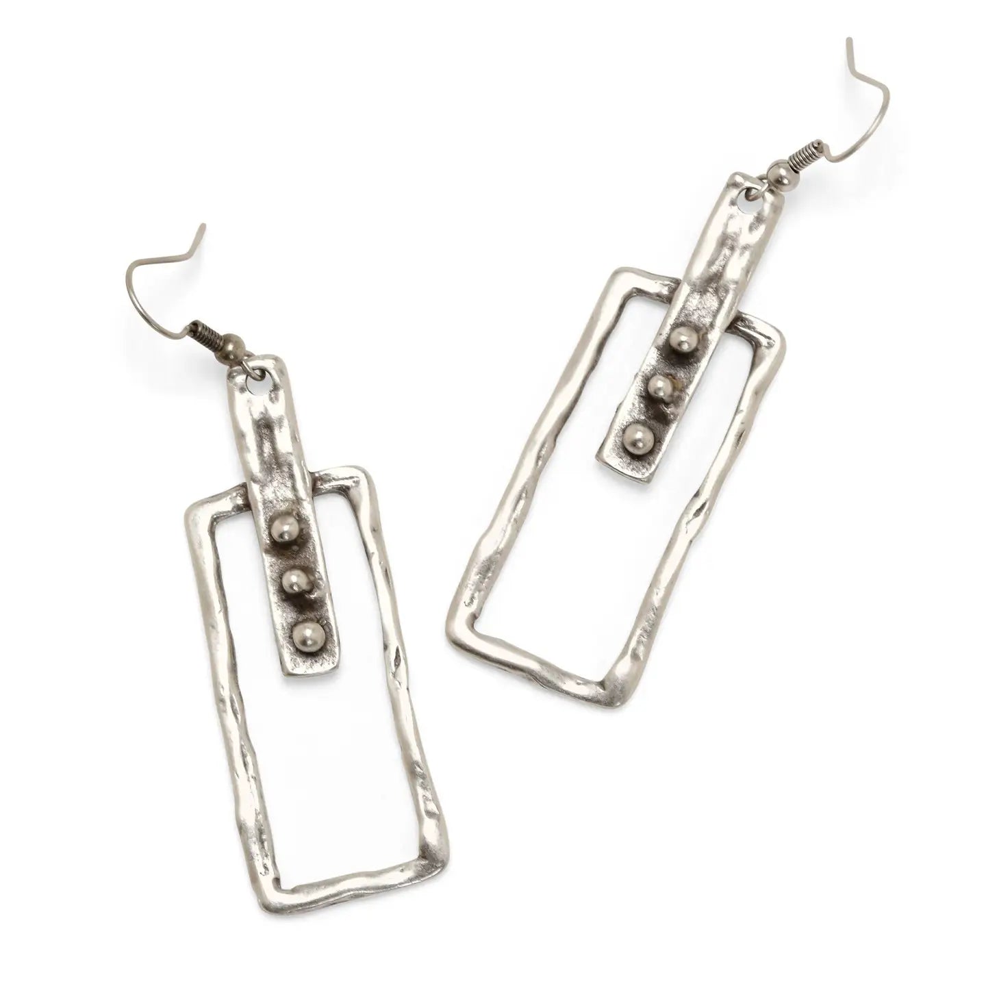 Rectangular Drop Earrings