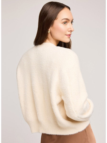 Theodora Open Cardigan Sweater - Cream