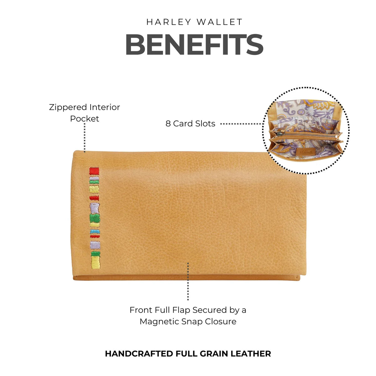 Harley Wallet - Camel