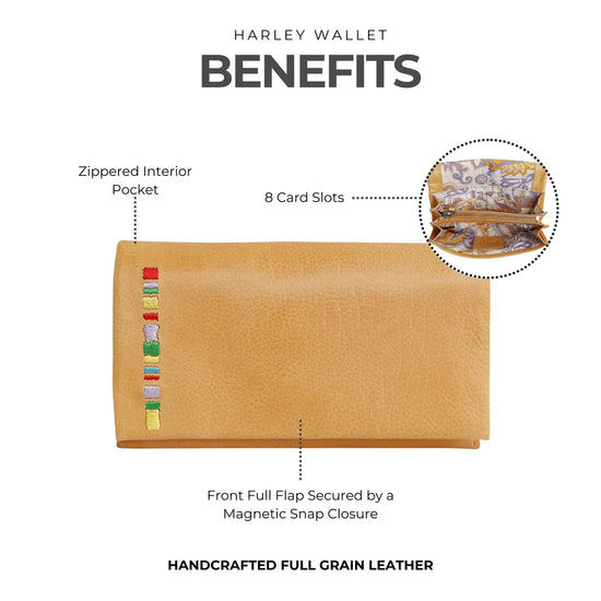 Harley Wallet - Camel