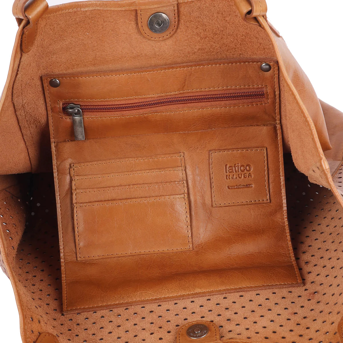 Tour Perforated Tote - Green