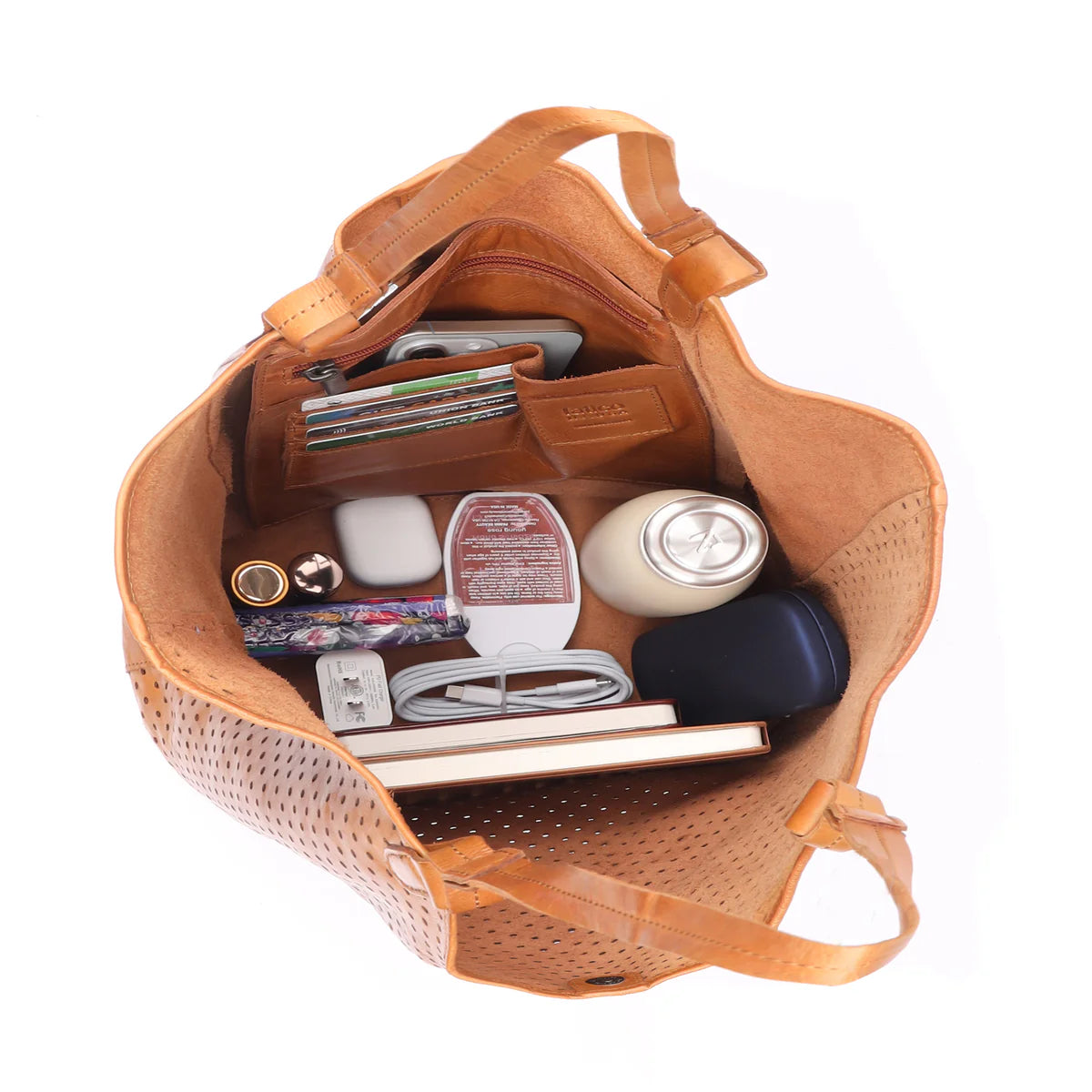 Tour Perforated Tote - Green