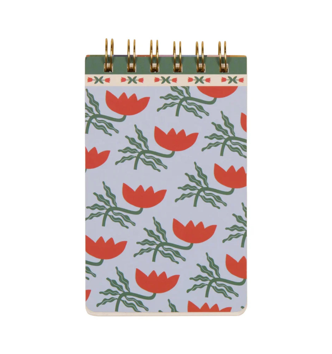 A Dopo Wire Notepad - Flower
