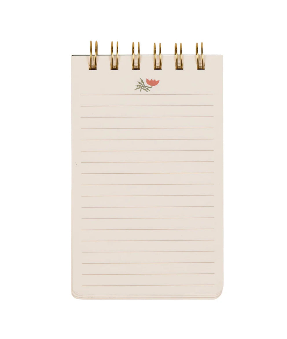 A Dopo Wire Notepad - Flower