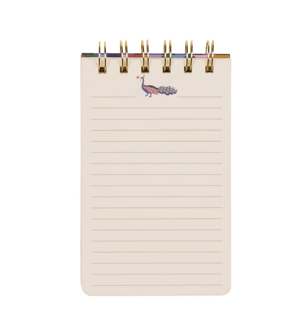 A Dopo Wire Notepad - Peacock