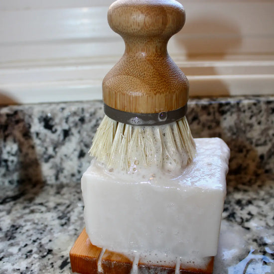 Zero Waste Natural Solid Dishwashing Bar - Lemon