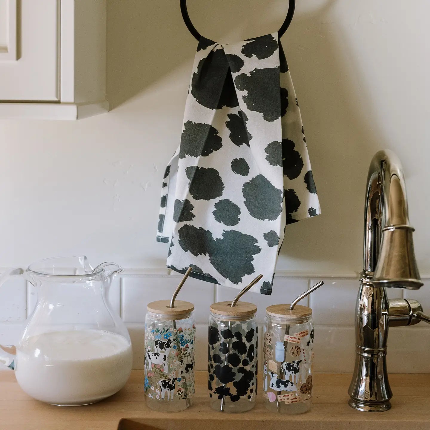 Cow Spots Tea Towel