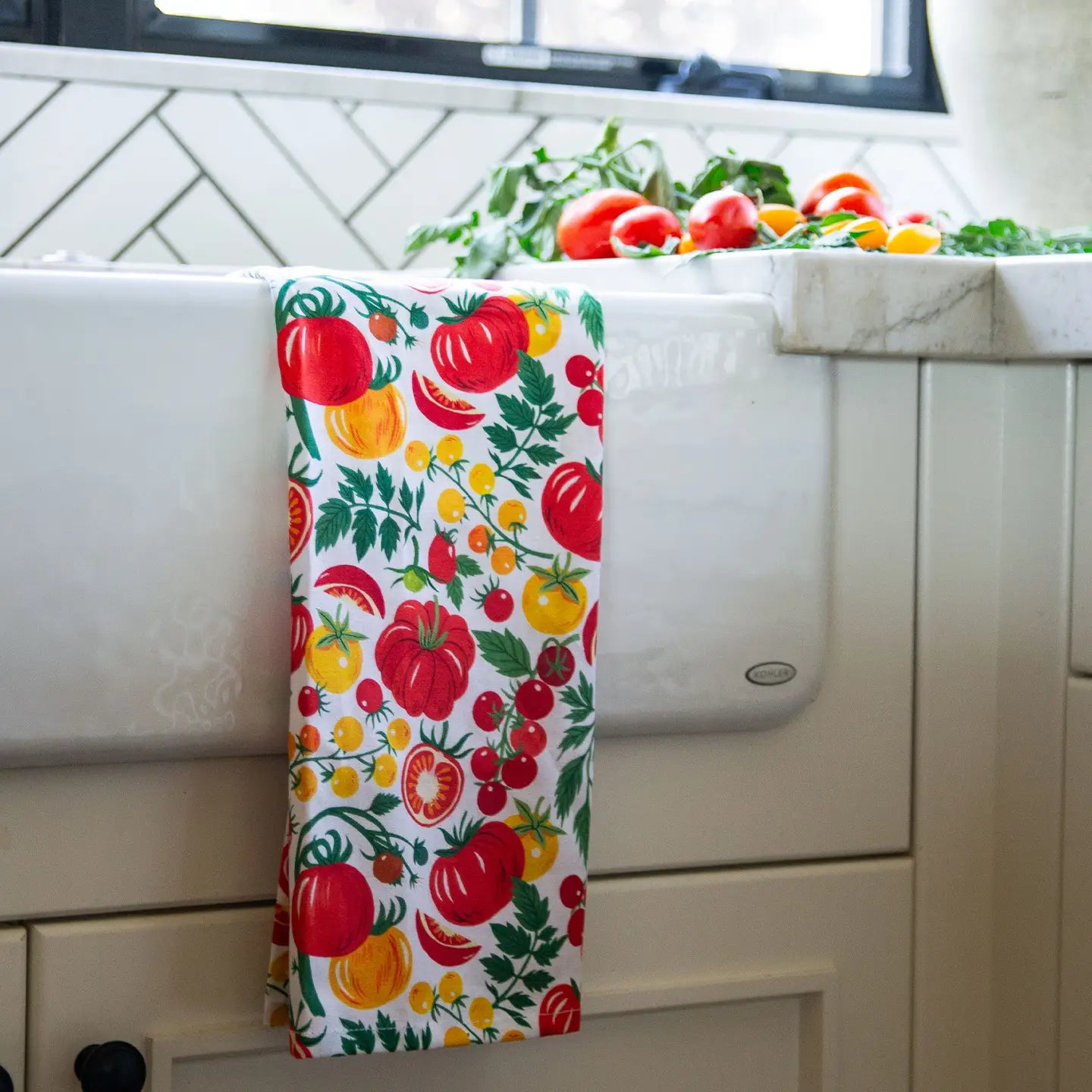 Tomato Vine Tea Towel